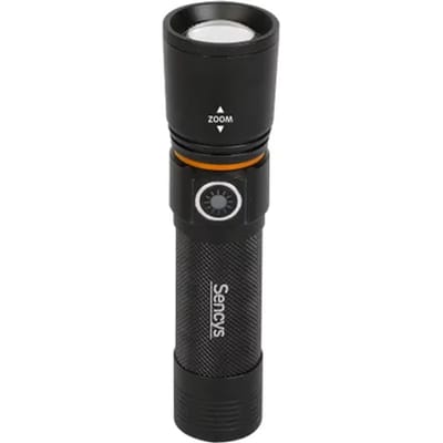 Sencys Zaklamp - 350lm - Oplaadbaar