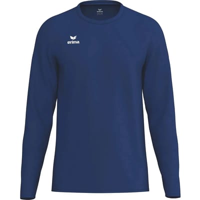 Erima Intro Voetbalshirt Lange Mouw Kinderen - New Navy | Maat: 116