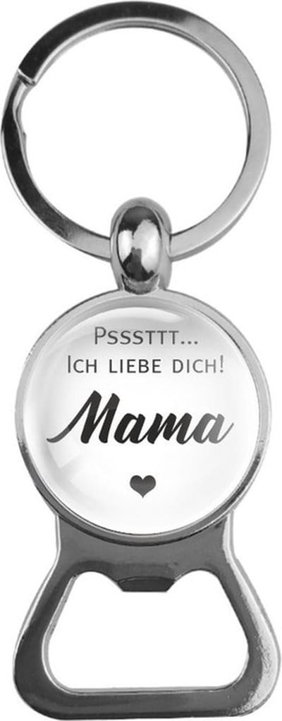 Bieropener Glas - Ich Liebe Dich Mama