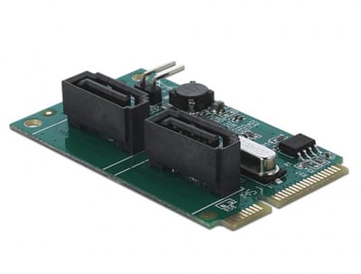 DeLOCK - Storage Controller (RAID) - SATA 6Gb/s - PCIe 2.0 Mini Card