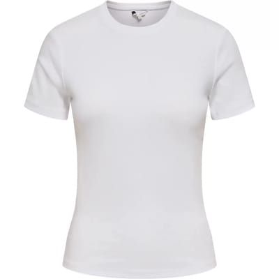 Slim fit t-shirt van katoenmix model 'RILEY'