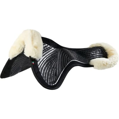 Dempers voor paard van gesneden suède met platte gel Acavallo SP JCCS CW-CS