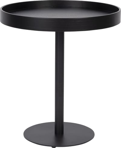 Housecraft Living Yuri Bijzettafel Rond 45x45 cm Hout Zwart