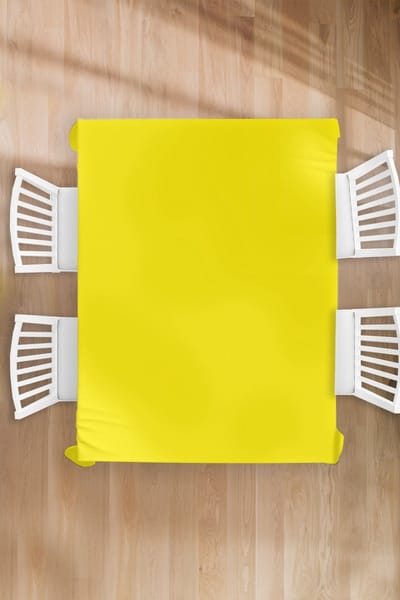 Tafelkleed - Tafellaken - 150x200 cm - Geel - Citroen - Neon - Kleuren - Binnen en Buiten