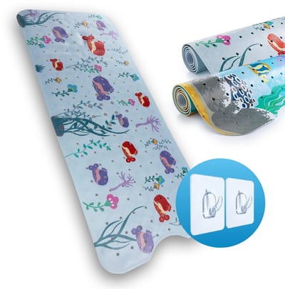 Flipline Badmat Tropic 100×40 cm - Antislip Badkuipmat - Comfortabel & Hygiënisch