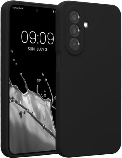 kwmobile telefoonhoesje geschikt voor Samsung Galaxy A27 5G - TPU backcover met siliconen coating - Smartphone case in zwart