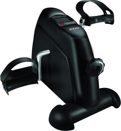 Mini Hometrainer - Oefenfiets - Benen Armen Trainen - 4 Functies Digitaal - 35x50x39cm - Zwart