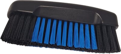Nagel- en schrobborstel 5 x 12 cm ergonomisch Blauw/Zwart