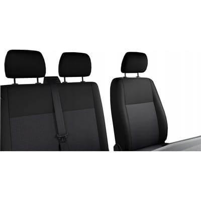 Volkswagen Transporter T5 2003-2015 - Autostoelhoezen 6 Personen - Perfecte Pasvorm - Slijtvaste Stof - Eenvoudige Montage