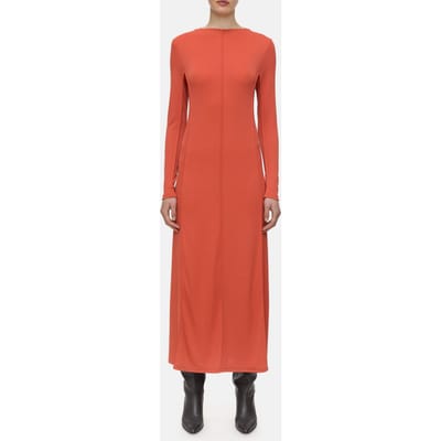 Closed Jersey Dress Aperol Red Size: M | Maxi Dresses Outlet | Dames | Oranje