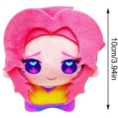 Kpop Demon Hunters Merchandise Q Versie Knuffel Pluche Speelgoed Pop Schattige Cartoon Print Pluche Zacht Kinder Slaapkussen Pop Cadeaus About 12cm