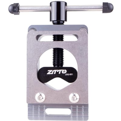 Guide de scie à vélo ZTTO avec calibre réglable de 10 à 40 mm pour couper le pivot de fourche de vélo de route de montagne noir
