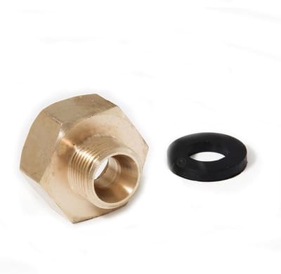 G1/2" naar 9/16-24 UNEF Adapter voor Keuken en Toilet - Messing Draadverbinder voor Inlaat Slang