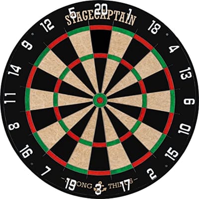 Dartbord Set - Pijltjesbord - Thuis Spelen - Extra Dunne Staaldraad - 45 cm Diameter - Groen Zwart