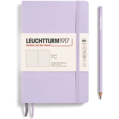 Leuchtturm1917 notitieboek, softcover, paperback (b6+), dotted, lila