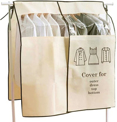 VT Goods - Kledinghoezen - Stofbescherming - Beige - Ademend - Bescherm je kleding tegen stof en vuil - Geschikt voor diverse kledingstukken - 90x11...