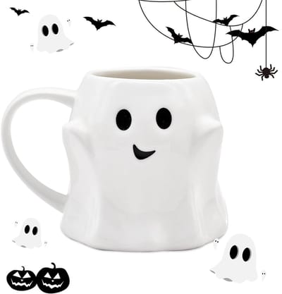 Halloween Theemok voor Koffie en Melk - Grappige Keramische Mok voor Feestjes en Cadeaus