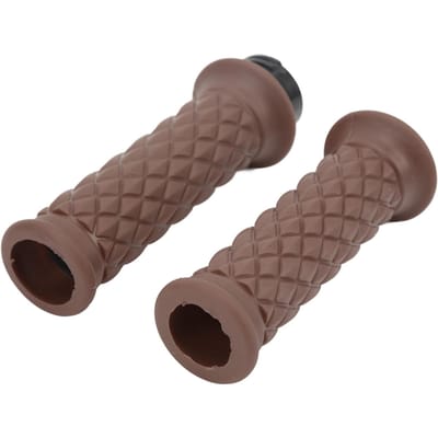 1 Paar Motorfiets Handvatten 25mm Links Rechts Universele Gashendel Vervanging voor CBR600RR bruin