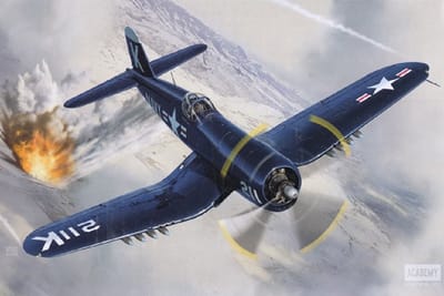 Academy Modelbouwpakket Militaire voertuigen - 12353 Vought F4U-4 Corsair - Battle of Jangjin Reservoir Plastic - 1:48 - Modelbouw