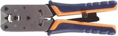 Toolland Professionele krimptang, voor RJ45, knip, strip en krimp met gemak