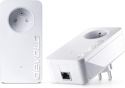 Powerline Adapter Set Snel Internet 1200 Mbit/s via Stopcontact 2 Stuks