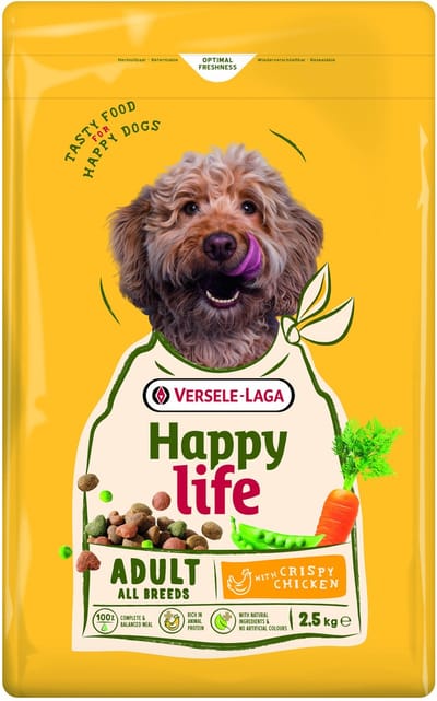 Happy Life Adult - Hondenbrokken - Kip 2.5 kg