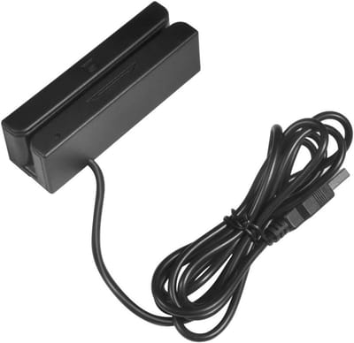 Mini Magneetsleuf Credit Card Reader - 3 Tracks USB Kaartlezer voor Betalingen en Transacties