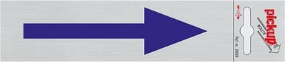 Pickup Route Alulook 165x44 mm - Fleche bleu