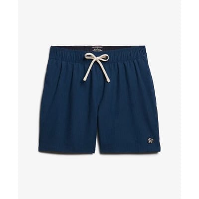 Superdry - Seersucker 15-inch Zwemshort - Heren - Zwembroeken