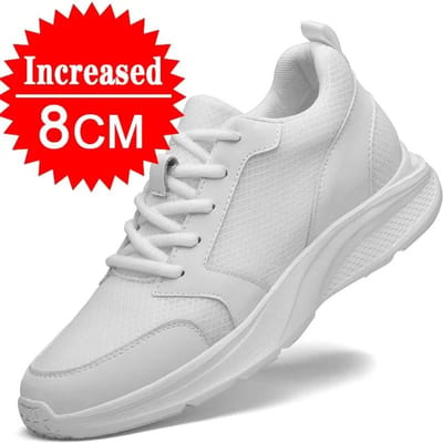 Heren Verhogende Schoenen Hoogte Verhogende Sneakers Schoenen voor Heren 10cm Sport Casual Schoenen Onzichtbare Binnen Verhogende Schoenen voor Heren 8cm 40 gray