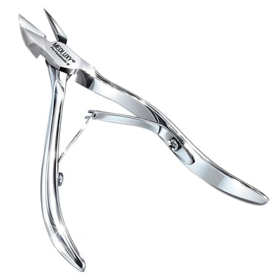 MEDLUXY® - Nageltang - Spitse Bek - Hoektang - 12 cm - Nagelknipper, Snijvlak 15 mm - ergonomische handgreep - ingegroeide Nagels - Solingen - M-123