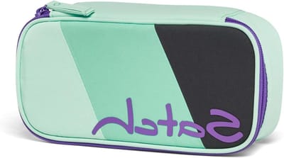 Etui Extra Groot - Pennenetui Organizer - Schoolspullen Ordenen - Scheidingsvak Met Geodriehoek - Niet Gespecificeerd - Grijs
