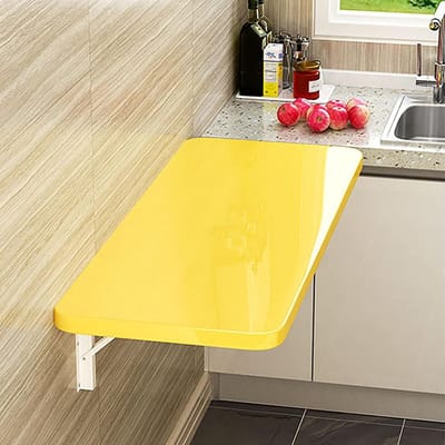 Klaptafel - Wandbureau - Ruimtebesparend Werken - Veelzijdig Opvouwbaar - 100x40cm - Blauw