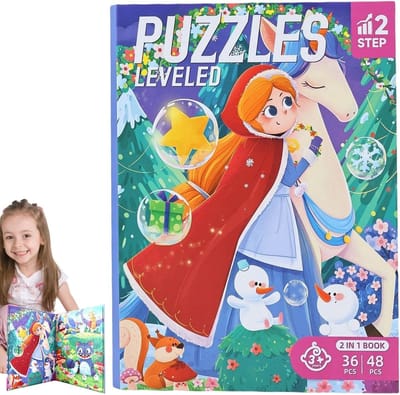 Magnetisch Puzzelboek - Educatief Speelgoed - Reisactiviteiten - Afgeronde Hoeken - 28.7 x 21.7 x 1.1 cm - Multicolor