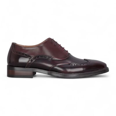 Justin Reess Heren Wijnrode Patentleren Brogue Formele Schoenen - Harry