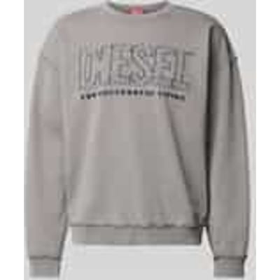 Sweatshirt met labeldetail