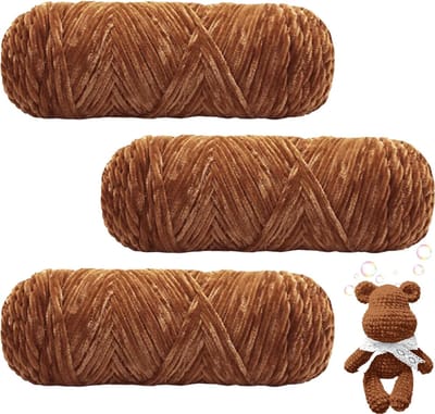 300g (3×100g) fluweelzachte babywol, fluweelwol, fluwelen chenillegaren, zacht en pluizig chenillegaren, zachte en pluizige pluche wol