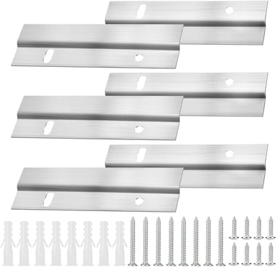 Zware Franse Cleat Fotohanger met 10CM Z-Bar voor Veilige Wandmontage van Spiegels en Decoratie