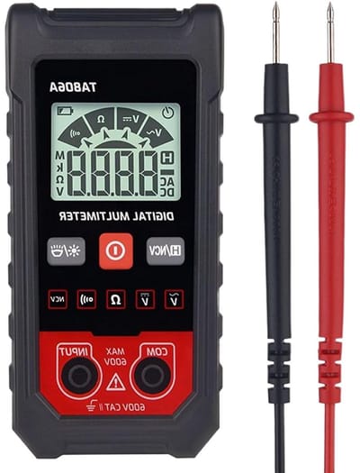 Digitale Multimeter - Spanningstester Tester - Schakelingen Diagnostiseren - Intuïtieve Bediening - 117 cm - Zwart