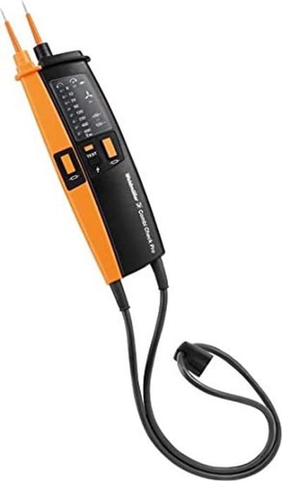Tweepolige Spanningstester tot 690V AC/DC met LED Display en Continuïteitstest