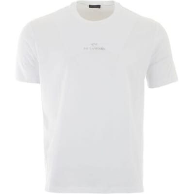 Paul & Shark Lightweight Cotton Jersey T-Shirt Wit / male