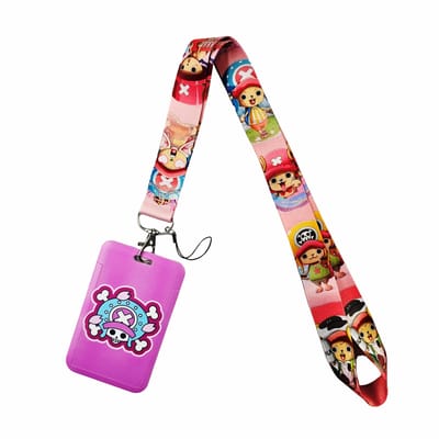 Anime Cartoon Badgehouder Sleutelhangers Nekkoord Voor Toegangskaart Anime Creditcardhouder Sleutelhanger Riemen