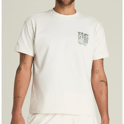 Wilson Wilson Classic T-shirt Heren-zand