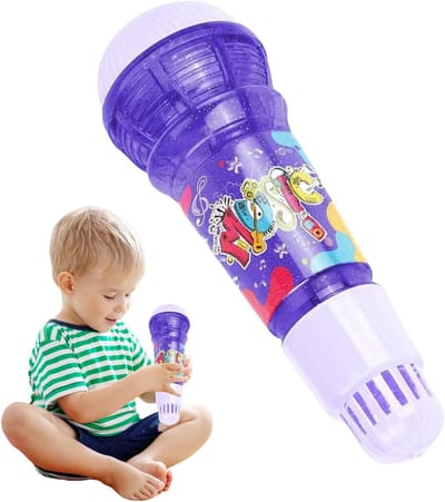 Kinder Echo Microfoon - Zing Speelgoed - Muziek Plezier - Lichtgewicht Ontwerp - 24 cm Lengte