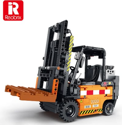Reobrix 22002 - Heftruck - Vorkheftruck - 722 onderdelen - compatibel met Mould King