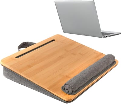 Schootbureau - Laptoptafel Werktafel - Comfortabel Werken - Met Polssteun - 420x340mm - Bruin