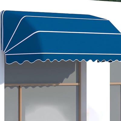 Buitenluifel - Terras luifel - Weerbescherming - Opvouwbaar ontwerp - 135x100x100cm - Blauw