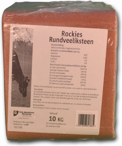 Rockies Rundveeliksteen 10 kg