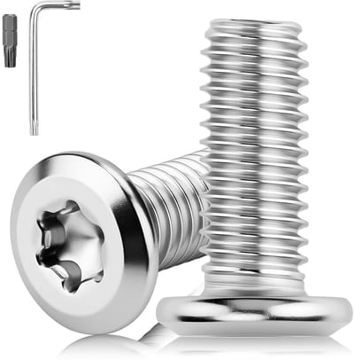 Set van 40 M5 x 12 mm RVS Torx Schroeven met Platte Kop en Volledige Draad voor Assemblage en Bevestiging