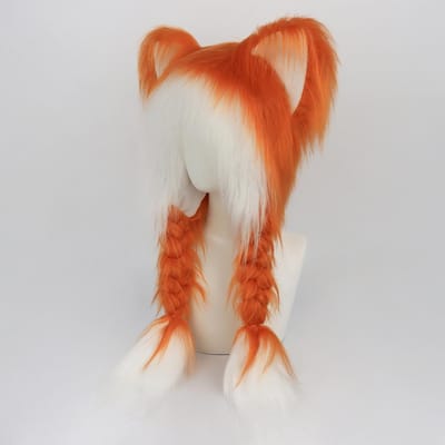 Tweedimensionale Schattige Kattenmuts  Oorbescherming Muts Herfst En Winter Veelzijdige Kattenoor Pluche Warme Muts